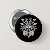Moth Talisman - Whimsigoth Screenprint Stijltekeni Ronde Button 5,7 Cm (Voorkant /achterkant)
