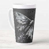 Moth to the Flame — door BurnsInHell Latte Mok (Linkerhoek)