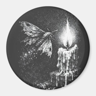 Moth to the Flame — door BurnsInHell Magneet