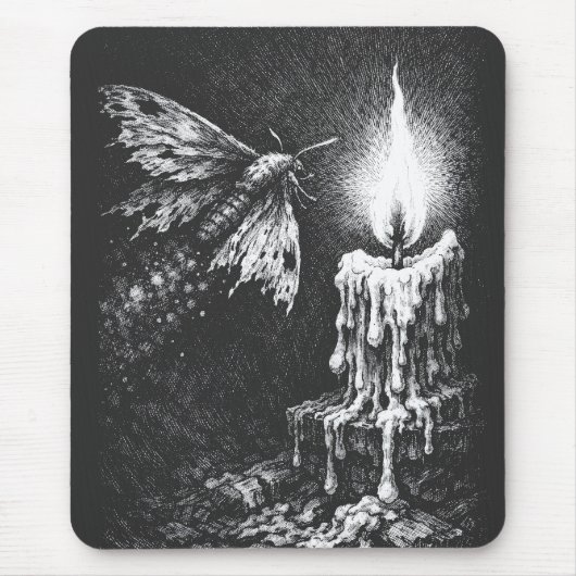 Moth to the Flame — door BurnsInHell Muismat (Voorkant)