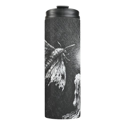 Moth to the Flame — door BurnsInHell Thermosbeker (Voorkant)