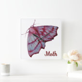 Moth Vierkante Klok (Huis)