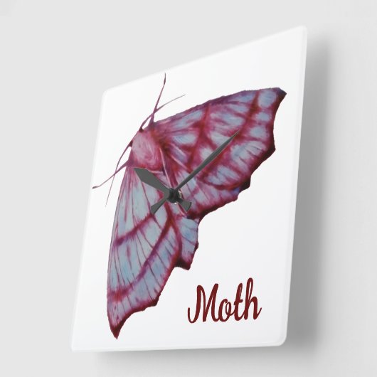 Moth Vierkante Klok (Hoek)