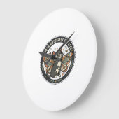 Moth Vlinder Kat POD Vector Kunst - Moth Vlinder Grote Klok (Hoek)
