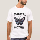 Moth Vlinder Magische Motten T-shirt (Voorkant)