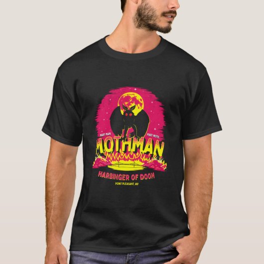 Moth voorbode van Doom Cryptid T-shirt (Voorkant)