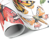 Moth-Waterverf Cadeaupapier (Rol Hoek)