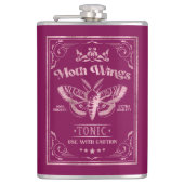 Moth Wings Tonic Heupfles (Voorkant)