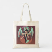 Moth Women, anime Tote Bag (Achterkant)