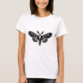Moth - zwart t-shirt (Voorkant)