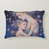 Mother and Child Art Accent Pillow Accent Kussen (Voorkant)