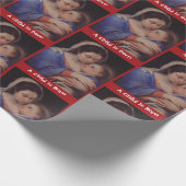 Mother and Child Christmas Nativity Giftwrap Cadeaupapier (Hoek)