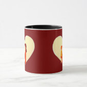 Mother and Child Love Illustration – Warm Family Mok (Midden)