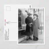 Mother and Daughter Shopping Briefkaart (Voorkant / Achterkant)