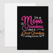 Mother Art A Mom And A Great Grandma Feestdagenkaart (Voorkant / Achterkant)