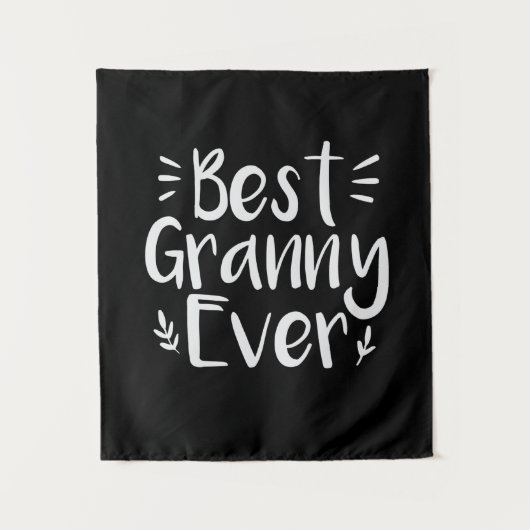 Mother Art Best Granny Ever Wandkleed (Voorkant)