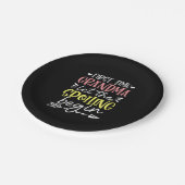 Mother Art First Time Grandma Birthday Papieren Bordje (Gekanteld)