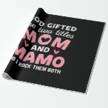 Mother Art God Gifted Mom and Mamo Birthday Cadeaupapier<br><div class="desc">Mother Art God Gifted Mom and Mamo Birthday</div>