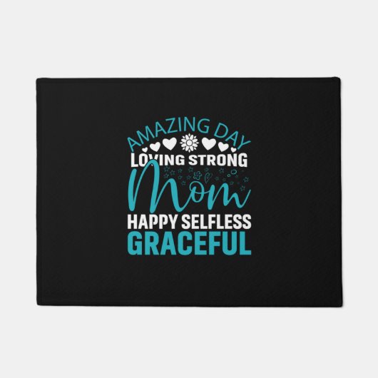Mother Art Loving Strong Mom Deurmat (Voorkant)