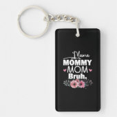 Mother Art | Mama Mommy Mom Bruh Floral Birthday Sleutelhanger (Voorkant)