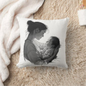 Mother & Baby artwork Kussen (Deken)