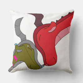 Mother & Baby Dragon + Raised Eyebrow Mood Kussen