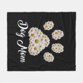 Mother Best Dog Mom Ever Birthday Fleece Deken (Voorkant (Horizontaal))