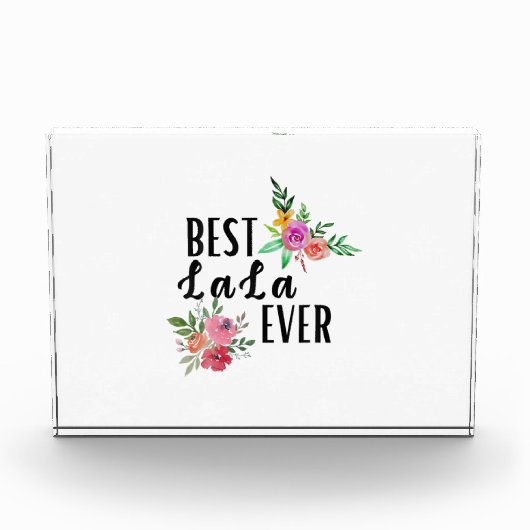 Mother Best Lala Ever Birthday Fotoblokken (Voorkant)