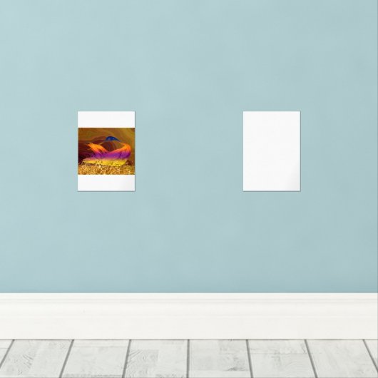 Mother Bird Muurkunst Sets (Houten vloer)