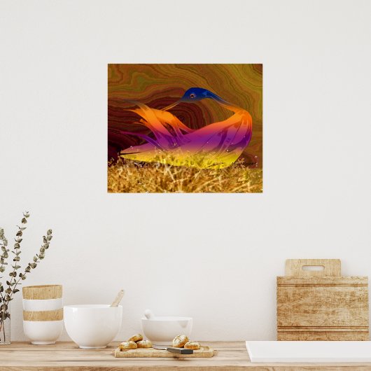 Mother Bird Poster (Keuken)