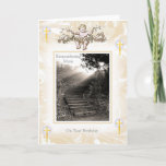 Mother Birthday - Heaven Stairway Kaart<br><div class="desc">Stairway to heaven. Card to send to our deceased mother/mum.  Place at her place were you want to wish her a birthday wish and show her she maybe gone,  but she certainly not forgotten.</div>