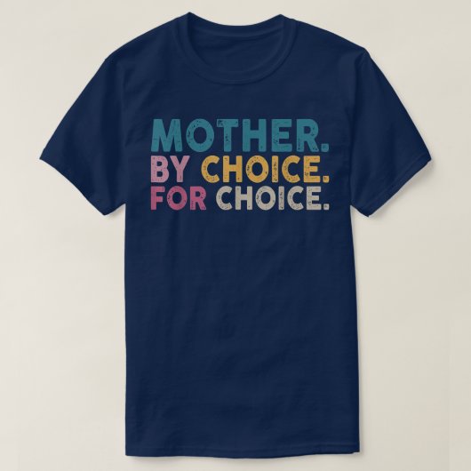 Mother By Choice For Choice Uterus Abstract Face F T-shirt (Design voorkant)