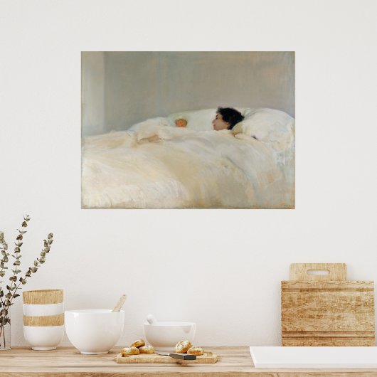 Mother by Joaquín Sorolla Poster (Keuken)