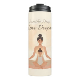 Mother & Child Meditation Serenity Art Thermosbeker