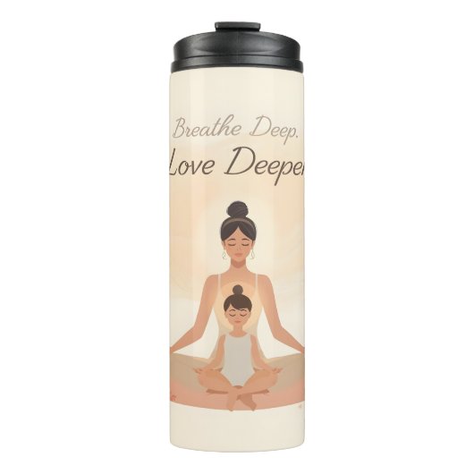 Mother & Child Meditation Serenity Art Thermosbeker (Voorkant)