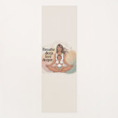 Mother Child Mindfulness Meditation Art Yogamat (Voorkant)