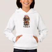 Mother Christmas is een meisje hoodie (Voorkant)