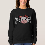 Mother Cow Mom Farming Birthday Funny Family Match Trui<br><div class="desc">Moeder Koe Mam Verjaardag boer Grapny Family Matching Gift</div>