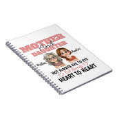 Mother Daughter Hearts Together Across Distance Notitieboek (Rechterzijde)