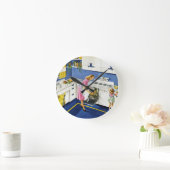 Mother/Daughter Retro Kitchen #2 Ronde Klok (Huis)