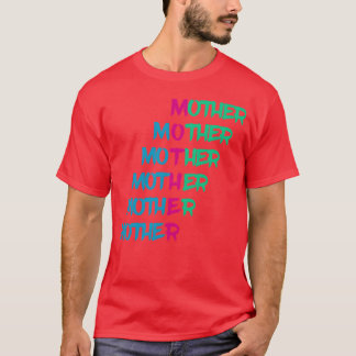 Mother Day grappige blauwe jongen T-shirt