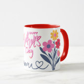 Mother day modern design mok (Voorkant rechts)