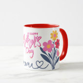 Mother day modern design mok (Voorkant rechts)