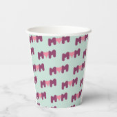 mother day special celebration papieren bekers (Achterkant)