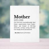 Mother Definition Acryl Bord (Neutraal)