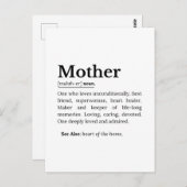 Mother Definition  Briefkaart (Voorkant / Achterkant)