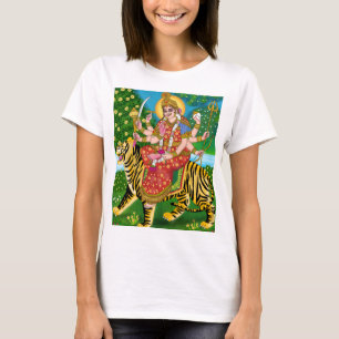 Mother Durga T-shirt   Hindoe Godin Kleding