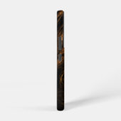 Mother Earth Modern Abstract Art Golden Fractal Samsung Galaxy Hoesje (Rechterkant)