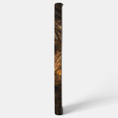 Mother Earth Modern Abstract Art Golden Fractal Samsung Galaxy Hoesje (Linkerkant)