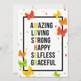 Mother Feestdagenkaart